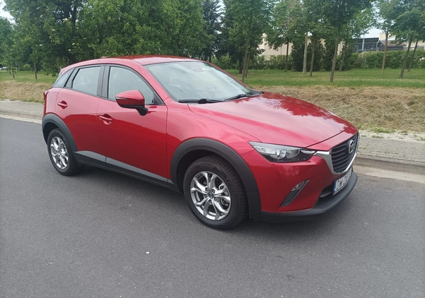 Mazda CX-3 cena 76000 przebieg: 70000, rok produkcji 2018 z Wrocław małe 92